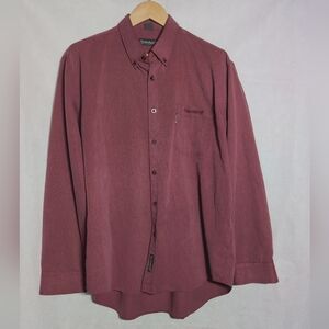 Vintage Timberland USA XL Burgundy Men's Shirt